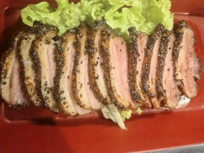 Black Pepper Smoked Duck